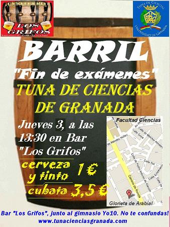 Tuna de Ciencias de Granada :: Barril Fin de exámenes UGR Tuna de Ciencias de Granada :: Barril Fin de exámenes UGR